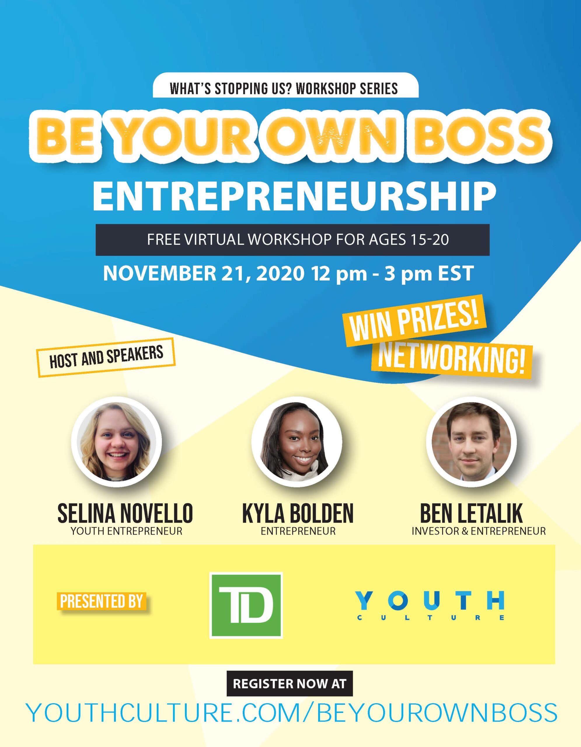 be your own boss workshop