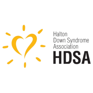 Halton Down Syndrome Association Logo (Yellow Heart)