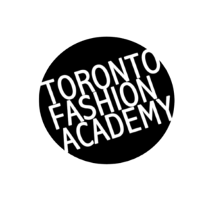 Toronto Fashion Academy Logo with the words enclosed in a black circle