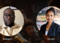 headshots of Makaato and Adyam