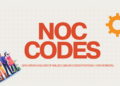 Page that says NOC Codes - Data Driven Analysis of Skilled Labour Concentrations